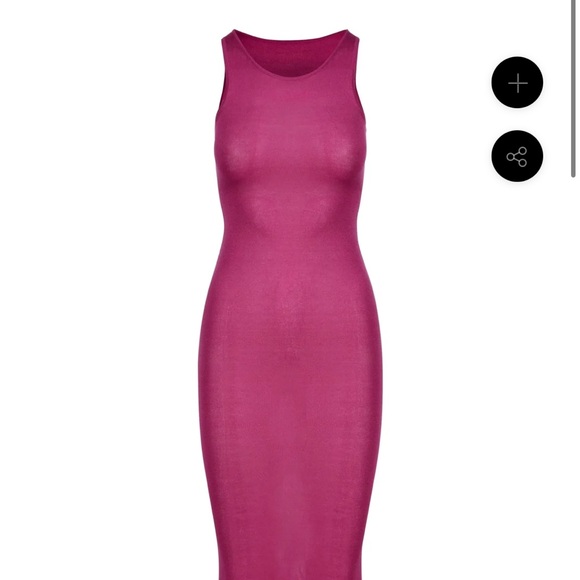 Asta Resort Natalia Dress Magenta Jersey - Picture 2 of 5